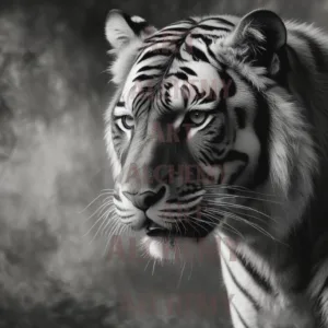 big cat Best vintage art, art deco wall art prints and posters uk aialchemyart.co.uk Vintage big cat tiger, vintage animal prints