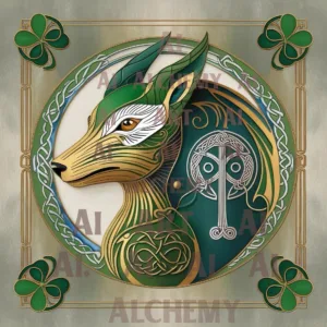 Celtic Beast art print on Aialchemyart.co.uk celtic knots art, Poster art, Ireland mythology wall art, best celtic symbol art nostalgic trending art, Best Irish heritage vintage, art deco wall art prints and posters uk aialchemyart.co.uk
