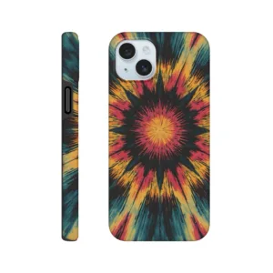 vintage tie dye protective mobile phone case. Trending best mobile phone case in uk. Aialchemyart.co.uk funky quirky retro design
