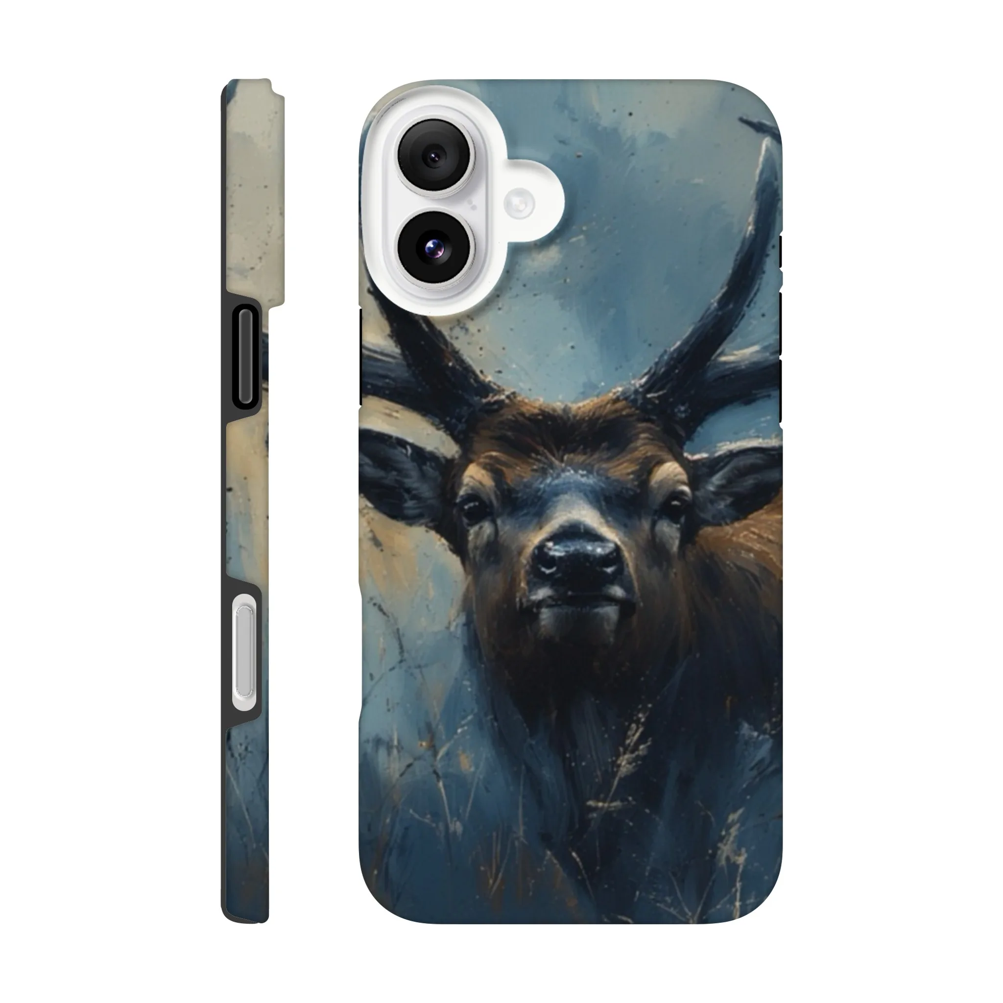 Vintage stag animal, retro tough protective phone case. Best retro vintage phone cases in the uk. Trending mobile phone case. Compatible with iPhone models. Aialchemyart.co.uk