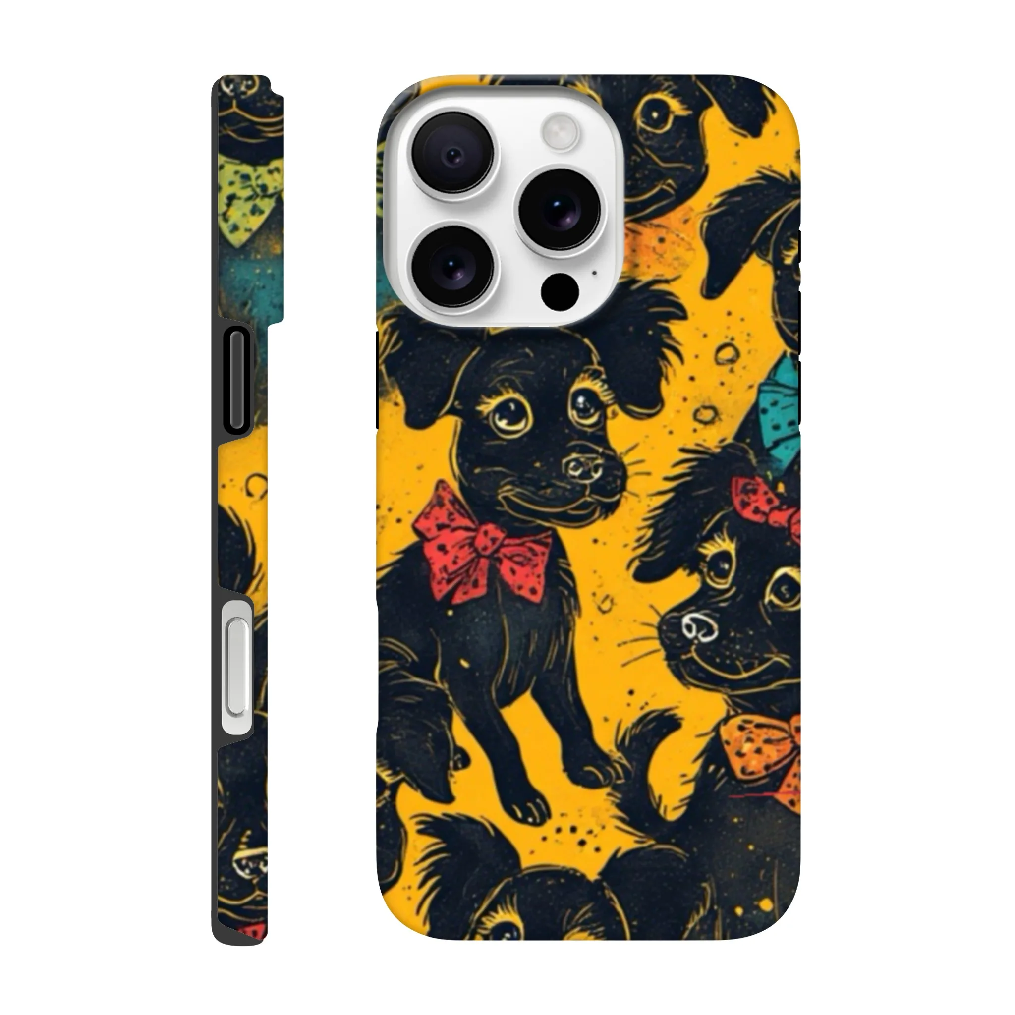 vintage cute whimsical dog protective mobile phone case. Trending best mobile phone case in uk. Aialchemyart.co.uk funky quirky retro design