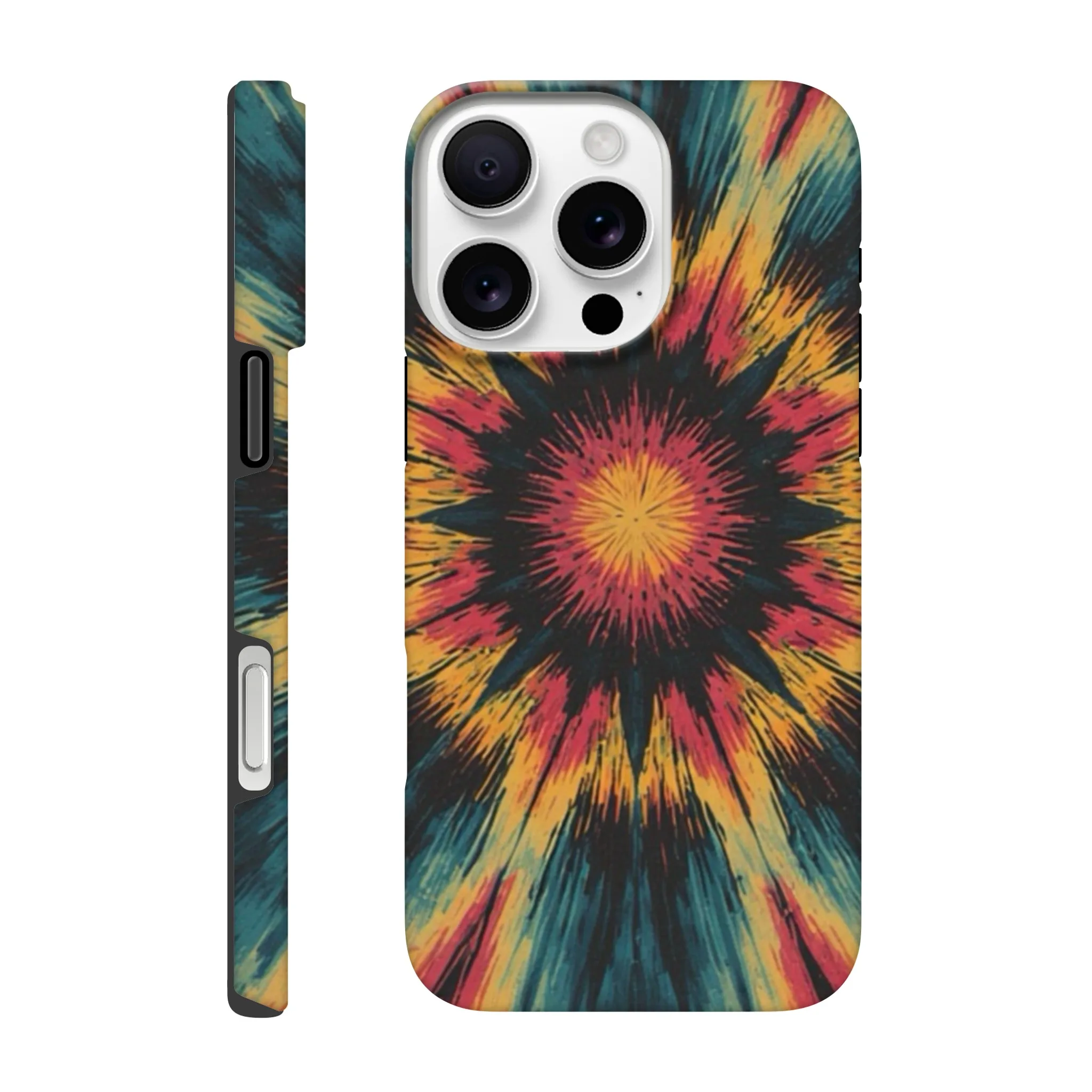 vintage tie dye protective mobile phone case. Trending best mobile phone case in uk. Aialchemyart.co.uk funky quirky retro design