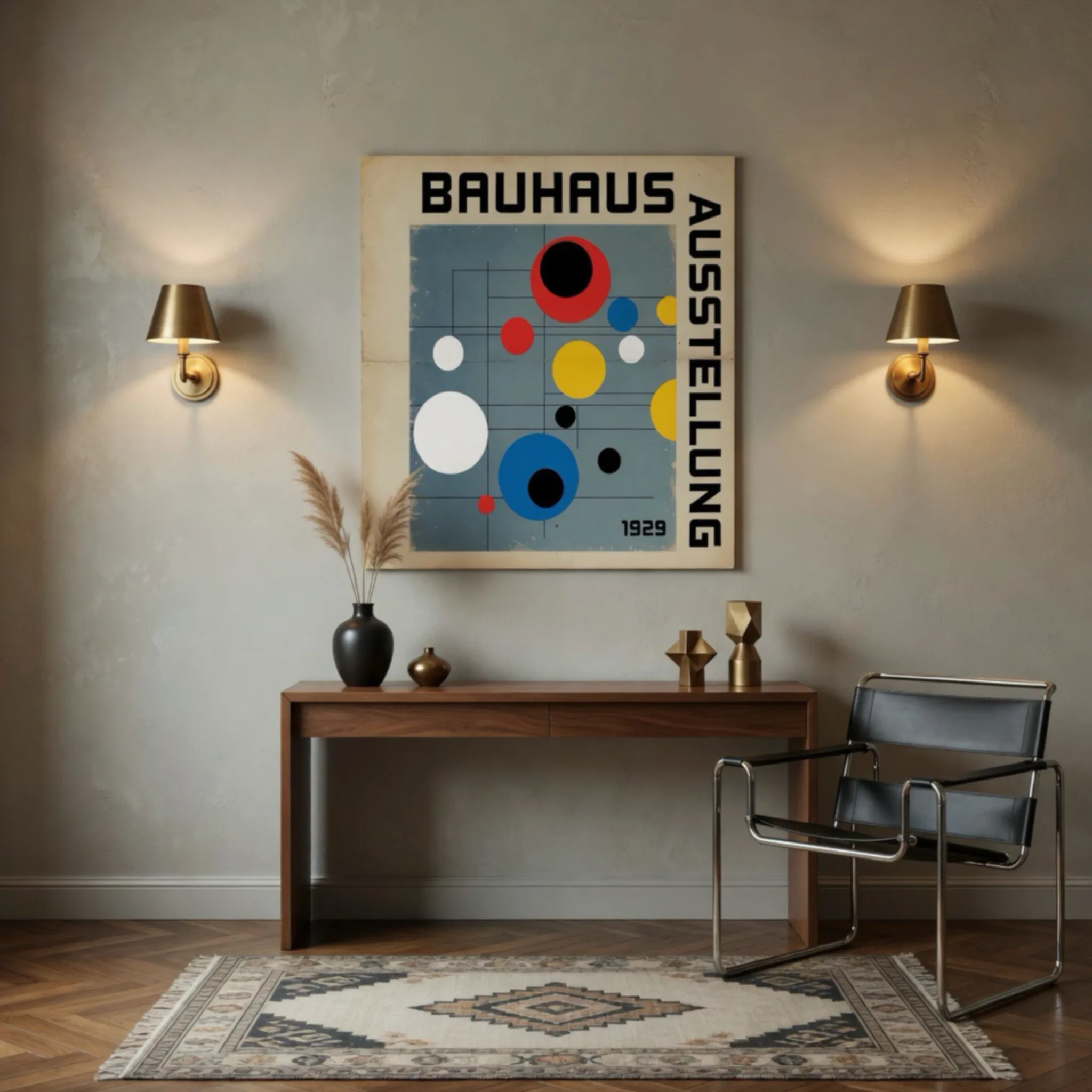 Bauhaus red blue and black constructive vintage art. Designed by aialchemyart.co.uk Bauhaus vintage abstract art. Vintage, retro, 1950s wall art, prints and posters. Trending art. Aialchemyart.co.uk brutalist 1920’s trending geometric cubist art deco industrial art constructive brutalist
